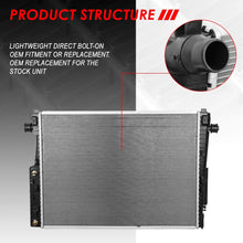 13022 OE Style Aluminum Core Cooling Radiator Replacement for Ford F-250 F-350 F-450 F-550 Super Duty 6.4L 08-10