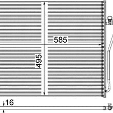 MAHLE Behr AC 568 000P A/C Condenser