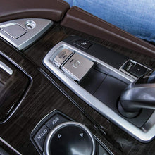 Aluminum Alloy Car Electronic Handbrake AUTO H Button Cover Trim for BMW 5 F10 GT f07 6 7 series X3 F15 X4 F16 X5 F25 X6 F26, Silver