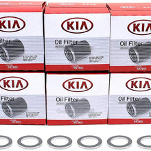 Genuine OEM Hyundai & Kia Oil Filter 26300-35505 (New Version of 35504) (10-pack)