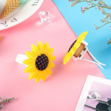6 Pieces Car Air Freshener Sunflower car Accessories Sunflower Air Vent Clips Cute Car Air Freshener Sunflowers Gift Decorations Girasoles Car Clip Interior Air Vent Decorations