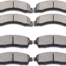 SCITOO Ceramic Disc Brake Pads Set fit Ford Excursion F-250 Super Duty F-350 Super Duty
