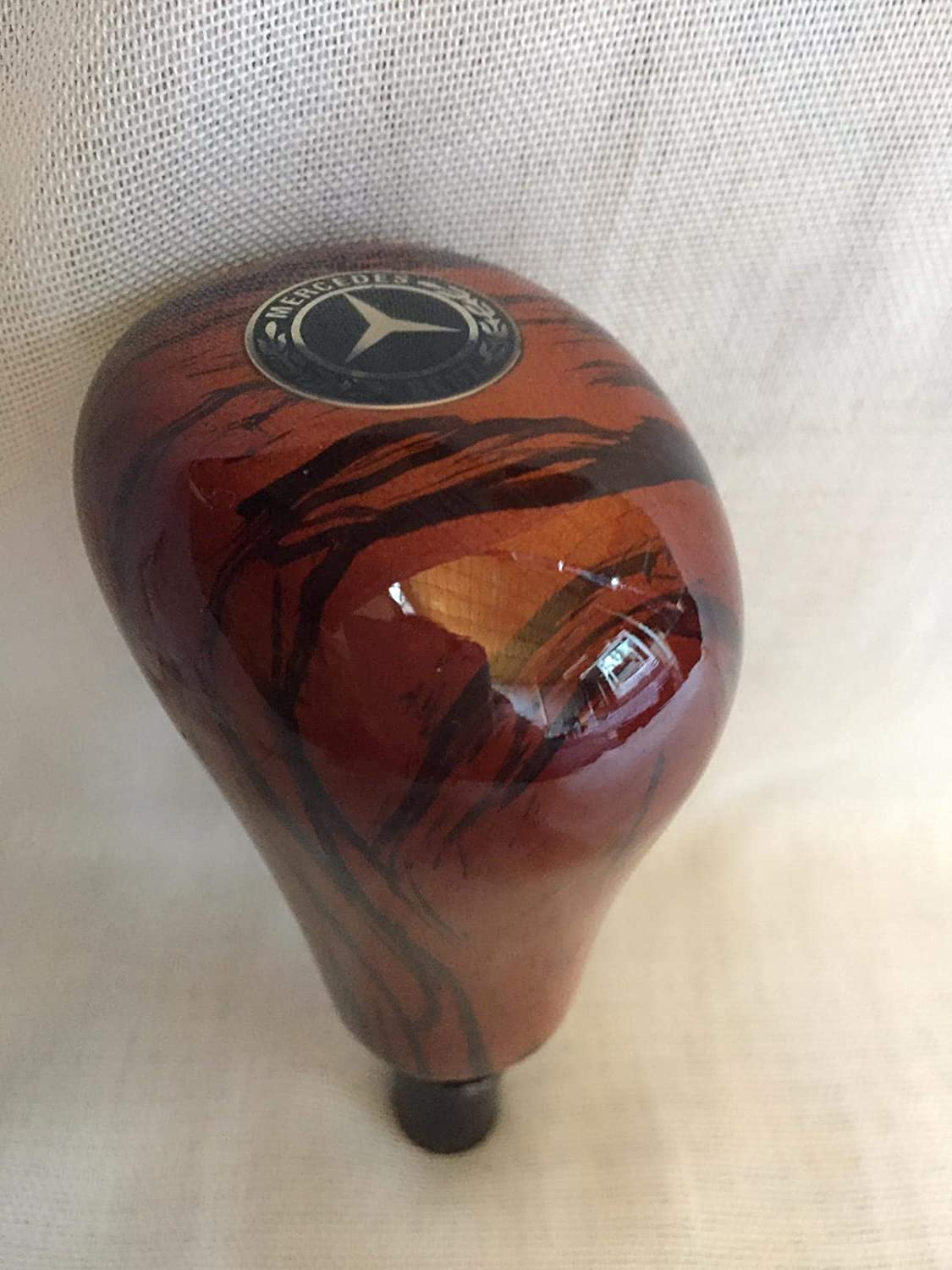 Mercedes Gear Shift KNOB zebrano Wallnut Manuel W 107 W114 W115 W116 W123 W124 W126 W201 Wood