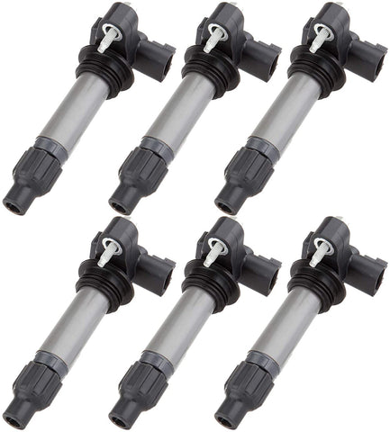 cciyu Pack of 6 Ignition Coils for 2007-2015 Cadillac Chevy Buick GMC Pontiac Saturn Suzuki Fits for UF569 C1555