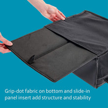 High Road Car Front Seat Organizer with Tissue Holder and Divided Storage Compartments