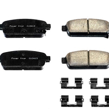 Power Stop 17-1468, Z17 Rear Ceramic Brake Pads with Hardware