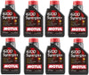 Motul 108646 Set of 8 6100 Synergie+ 10W-40 Motor Oil 1-Liter Bottles