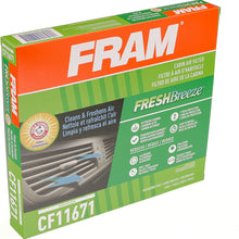 Fram Fresh Breeze - Filtro de aire para cabina Arm & Hammer Baking Soda, CF10374 para vehículos Dodge/Toyota