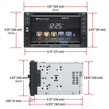 Planet Audio P9640B Car DVD Player – Double Din, Bluetooth Audio and Calling, 6.2 Inch LCD Touchscreen Monitor, MP3 Player, CD, DVD, WMA, USB, SD, Auxiliary Input, AM/FM Radio Receiver