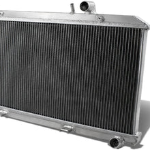DNA Motoring RA-MRX8-2 2-Row Full Aluminum Radiator