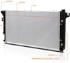DPI-1555 Full Aluminum OE Style Radiator Compatible with Dodge Ram 2500/3500 8.0L AT 94-02