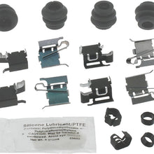 ACDelco 18K1838X Professional Front Disc Brake Caliper Hardware Kit with Clips, Seals, Bushings, and Lubricant