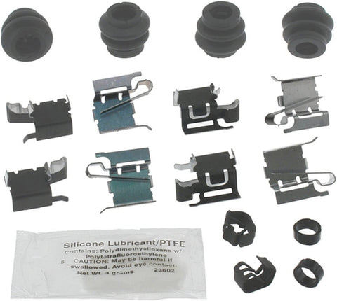 ACDelco 18K1838X Professional Front Disc Brake Caliper Hardware Kit with Clips, Seals, Bushings, and Lubricant
