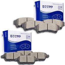 Brake Pads, ECCPP 8pcs Ceramic Disc Brake Kits fit for 2006-2012 Ford Fusion, 2007-2012 Lincoln MKZ, 2006 Lincoln Zephyr, 2006-2013 Mazda 6, 2006-2011 Mercury Milan