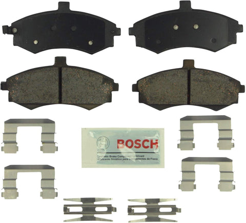 Bosch BE941H Blue Disc Brake Pad Set with Hardware for 2002-05 Hyundai Elantra - FRONT