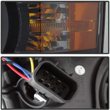 Carpart4u - LED Light Tube DRL Headlights for Chevy Silverado 1500 14-15 - Black/Clear Lens