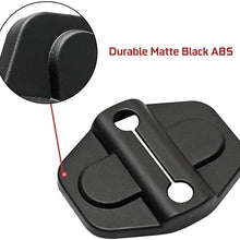 8 PCS Door Lock Cover for Jeep Wrangler JL JLU 2018-2019, 2020 Gladiator JT Door Lock Sticker ABS Cover