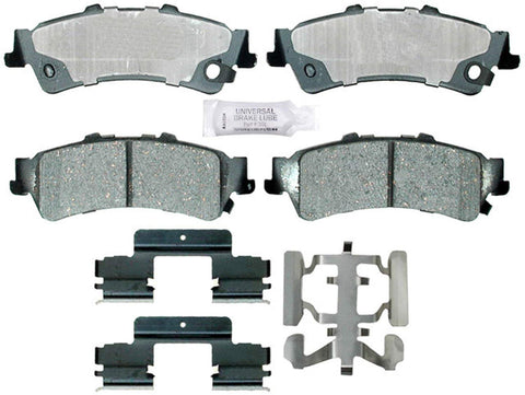 ACDelco 17D792CH Professional Ceramic Rear Disc Brake Pad Set