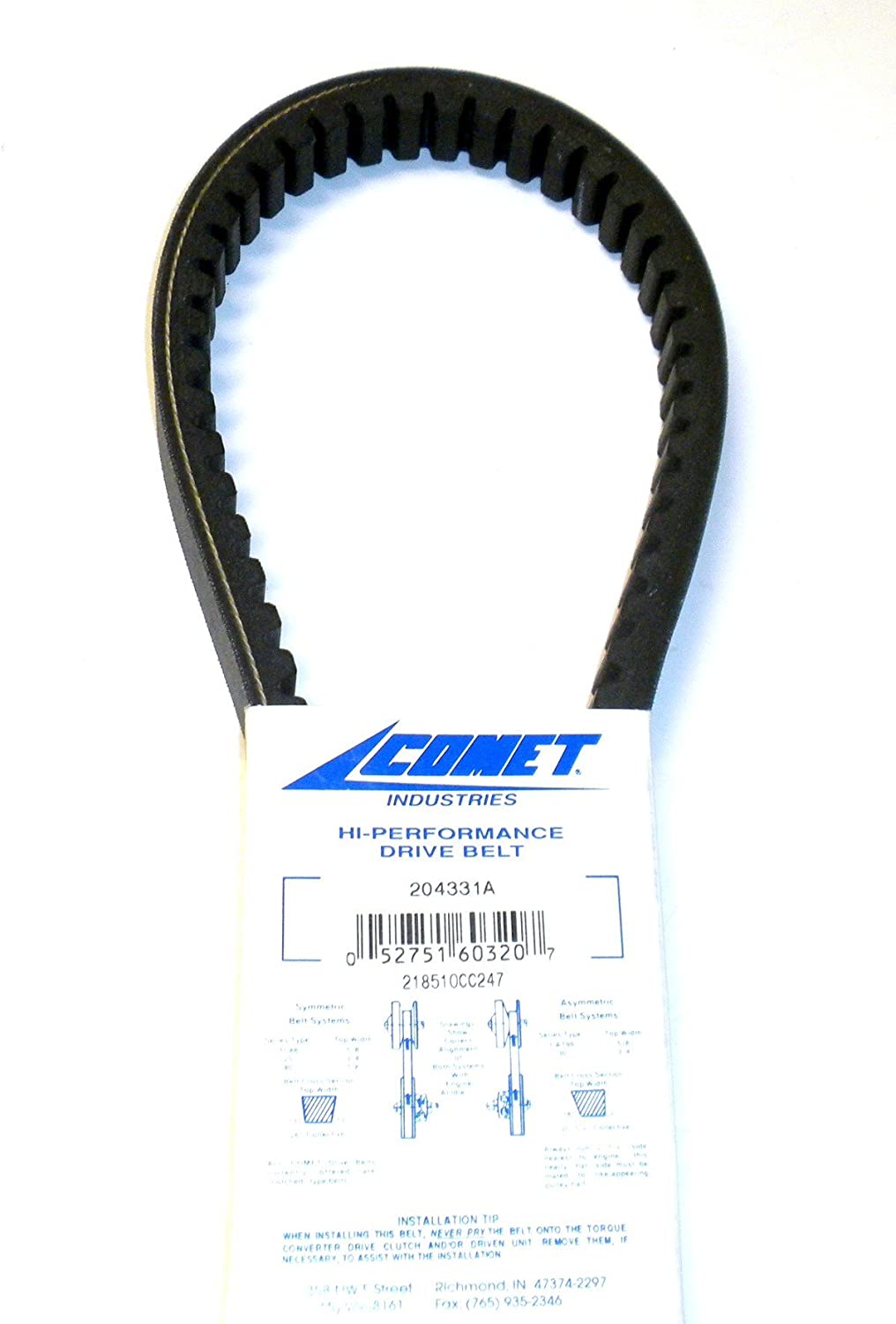 204331 Original Comet Go Kart Torque Converter Belt