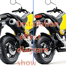 Yibid LED Integrated Tail Light for 2014-2018 Honda Grom MSX 125 Motorcycle, Brake Indicator Sequential Lights for MSX125/SF CBR650F CTX700 CTX700N, Smoke Len, with 1pcs Black 2-Pin Turn Flasher Relay