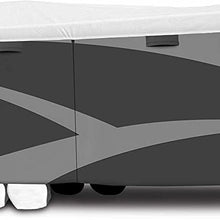 ADCO 34841 Designer Series Gray/White 20' 1" - 22' DuPont Tyvek Travel Trailer Cover