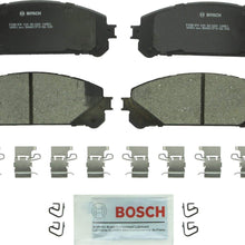 Bosch BC1324 QuietCast Premium Ceramic Disc Brake Pad Set For: Lexus NX200t, NX300h, RX350, RX450h; Toyota Highlander, Sienna, Front