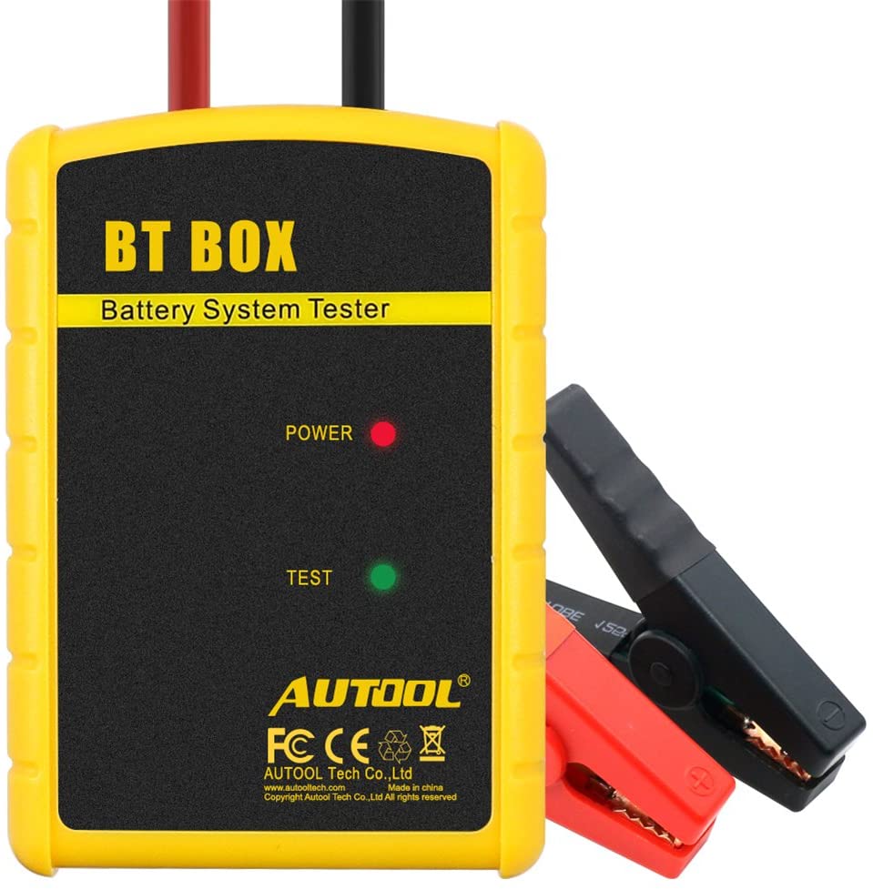 AUTOOL Wireless Bluetooth Car Tester Automotive Battery Regular Flooded,Auto Cranking and Charging Diagnostic Analyzer Cover All 12V Vehicles,Boat for Android & iOS System