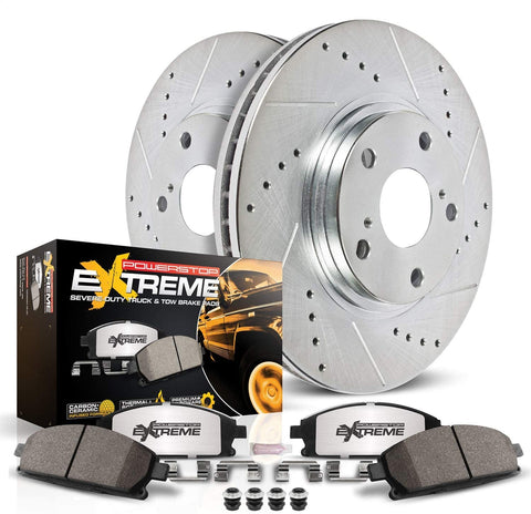 Power Stop K3167-36 Z36 Truck & Tow Front Brake Kit