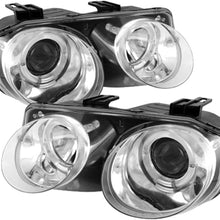 Spyder 5008701 Acura Integra 98-01 Projector Headlights - LED Halo -Chrome - High H1 (Included) - Low 9006 (Included)