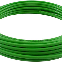Mytee Products 5/8" OD x 50' Green SAE J844 Nylon Air Brake Tubing DOT Approved | Pneumatic Nylon Air Line Hose for Air Brake System