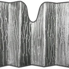 Black White/Gray American Flag - Front Windshield Sun Shade - Accordion Folding Auto Sunshade for Car Truck SUV - Blocks UV Rays Sun Visor Protector - Keeps Your Vehicle Cool - 58 x 28 Inch