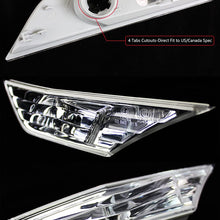 Fits for 2016-2020 10th Honda Civic RS Style JDM Clear Lens Fender Bumper Side Marker Lamps Light