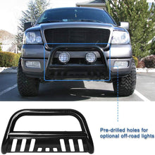 AUTOSAVER88 Bull Bar with LED Light Bar Compatible for 2004-2020 Ford F-150//2003-2014 Navigator 3" Tubing Front Grille Brush Push Bumper Guard Include Skid Plate Light Mount Black