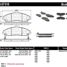 StopTech 309.07310 Street Performance Front Brake Pad