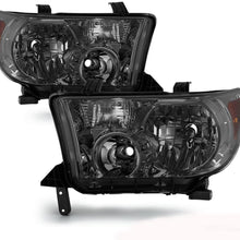 ACANII - For Smoke 2007-2013 Toyota Tundra 2008-2017 Sequoia Headlights lamps Driver + Passenger Side