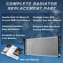 34 Inch Core Radiator Compatible with Chevy Silverado Suburban Tahoe Cadillac Avalanche Escalade GMC Yukon Sierra Hummer H2 4.3L 4.8L 5.3L 6.0L 6.2L DWRD1004