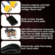 1Set 2 Headlight Harness H4 Headlight Relay Harness H6054 H4 Relay Harness Toyota Pickup Headlights H4 Wiring Harness Headlight Relay Kit For Toyota 95-97 Tacoma 88-95 Pickup Fix Dual Ground Problem