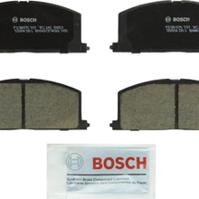 Bosch BC242 QuietCast Premium Ceramic Disc Brake Pad Set For Select Chevrolet Nova; Geo Prizm; Toyota Camry, Celica, Corolla, MR2, Paseo, Tercel; Front