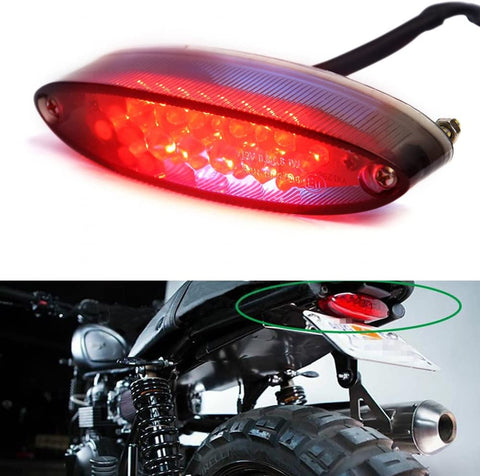 12V 28 LED Motorcycle Brake Stop Running Tail Light License Plate Lights For Honda Yamaha Suzuki Cruiser Bike ATV