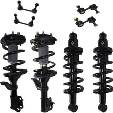 Detroit Axle - 8pc Front & Rear Struts w/Coil Spring Assembly, Stabilizer Sway Bar Links for 2002-2006 Honda CR-V