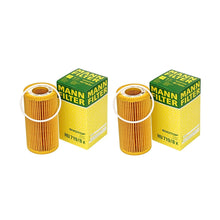 Mann Set of 2 Engine Oil Filter for Volvo C30 C70 S40 S60 Cross Country V50 V60 XC60 XC70 2.4L 2.5L L5 DOHC Naturally Aspirated GAS FI DI MFI MC MH MJ MS MW