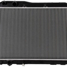 SCITOO Full Aluminum Radiator Replacement for 2006 2007 2008 2009 2010 2011 Honda Civic Sedan 1.8L 2922 Plastic Radiator