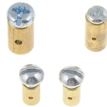Dorman 03336 Cable Stop Assortment - Brass and Silver, 6 Pack