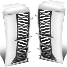 DNA Motoring GRF-091-CH-BK Pair Side Vent Grille Guard [For 03-11 Land Rover Range Rover]