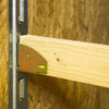 Autofonder 4 Pack E-Track Wood Beam Socket Fittings Wood Beam Brackets E Track Accessories Cargo Storage Lumber Bracket for Custom Load Bar, Handmade Cabinet, Shelves
