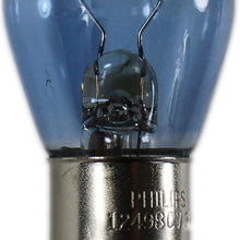PHILIPS 12498CVB2 P21W CrystalVision Ultra Miniature Bulb, 2 Pack