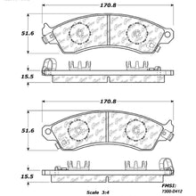 StopTech 309.04120 Street Performance Front Brake Pad