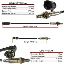 A-Premium O2 Oxygen Sensor Replacement for BMW 325Ci 325i 330Ci 330i 2001-2002 323Ci 328Ci 323i 328i 325xi 330xi X3 X5 Z3 Z4 Upstream and Downstream 4-PC Set