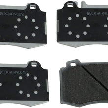 Beck Arnley 085-1666 Premium ASM Brake Pad