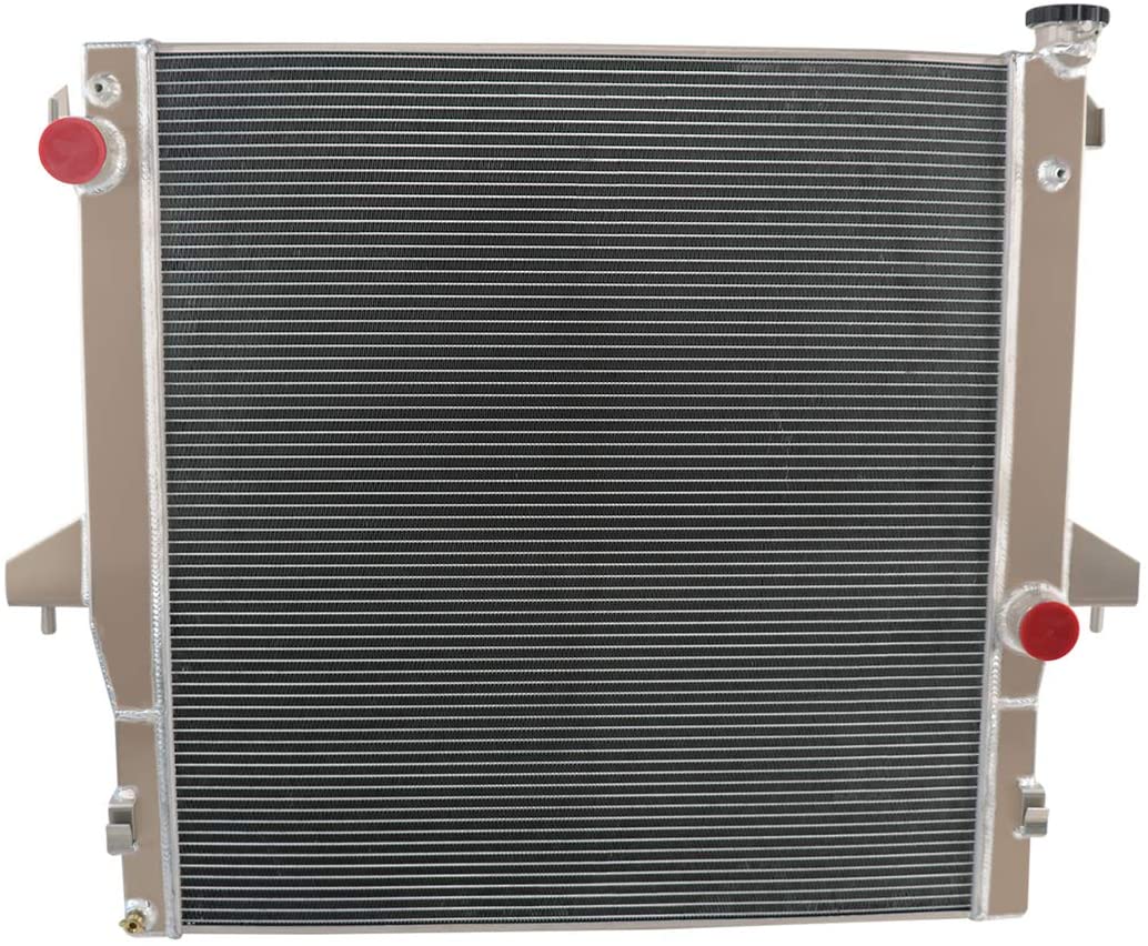 CoolingSky 4 Row All Aluminum Radiator for Dodge Ram 2500 3500 5.9L 6.7L Diesel 2003-2009